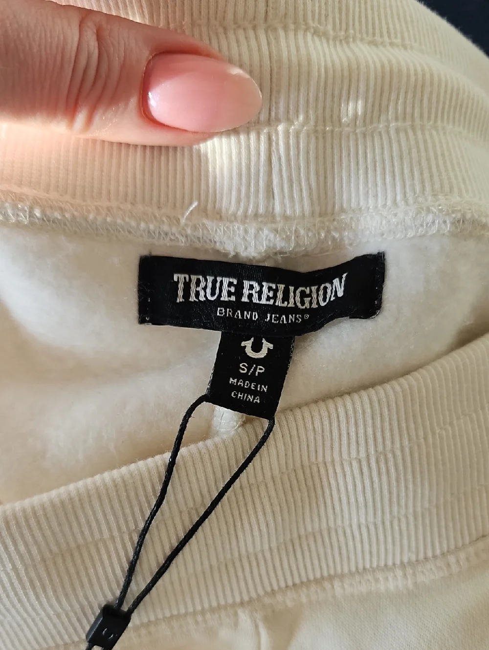 True Religion Women's Buddha Fold Over Cargo Jogger Pants Size Small